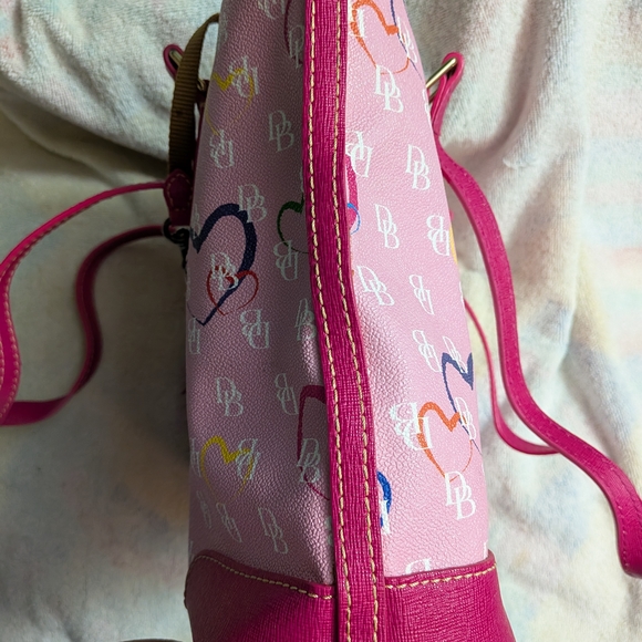 Dooney & Bourke Pink Heart Tote Bag - Picture 4 of 8